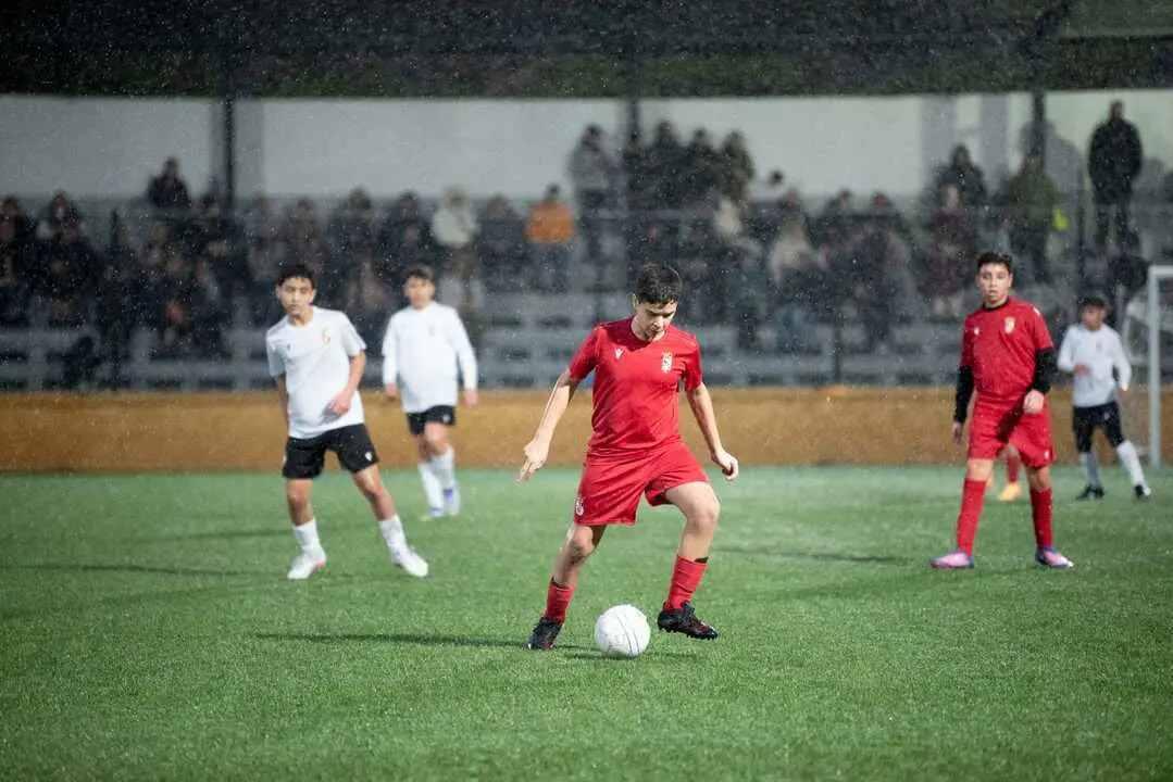 Jornada de f&uacute;tbol base de la RFFCE durante este viernes 6 de febrero en el Jos&eacute; Benoliel. Foto: Ra&uacute;l Fern&aacute;ndez