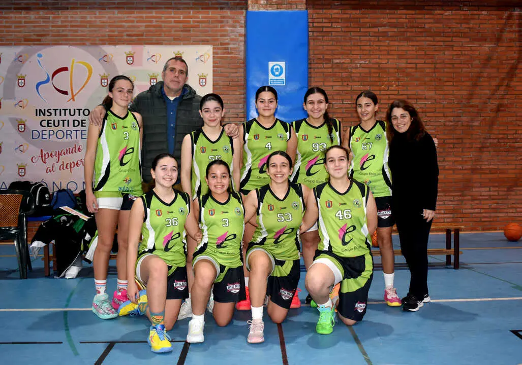 Partido de la Liga Auton&oacute;mica de Baloncesto entre el CB Ceuta y el CB La Inmaculada