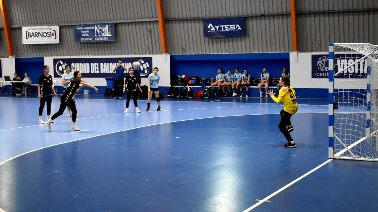 Encuentro de Liga Andaluza de Balonmano Infantil entre el CB Ram&oacute;n y Cajal y el Algeciras Promesas (13)