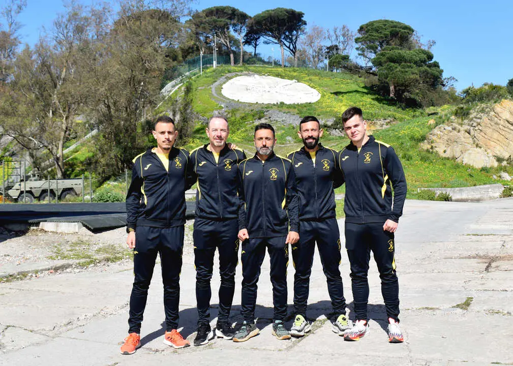 Equipo masculino del Tercio Duque de Alba 2&ordm; de la Legi&oacute;n. Foto: Rafa B&aacute;ez