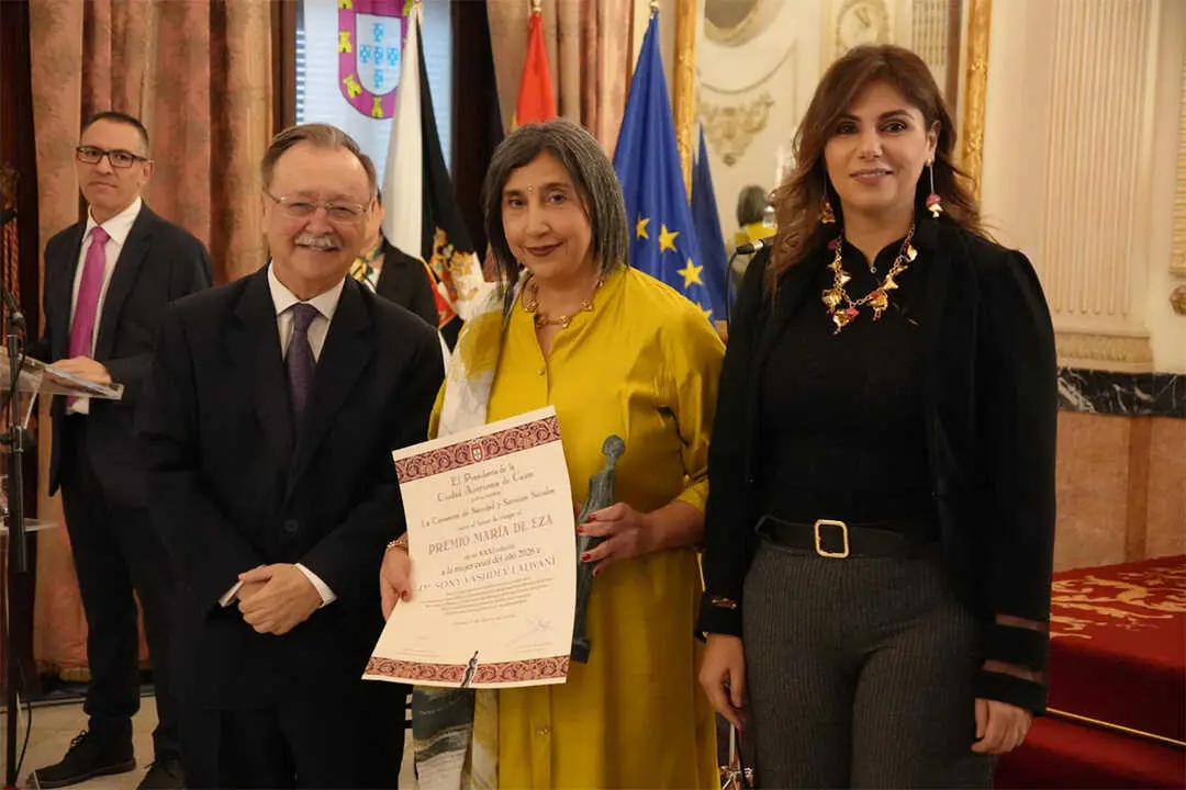 Entrega del Premio Mar&iacute;a de Eza 2026 a Sony Vadehes / Foto. Ciudad