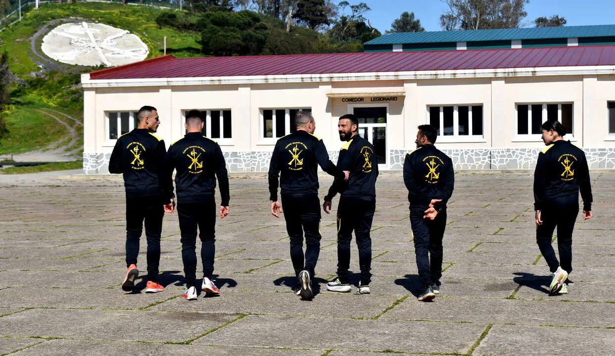 Equipos del Tercio Duque de Alba 2&ordm; de la Legi&oacute;n que participan en la Cuna 