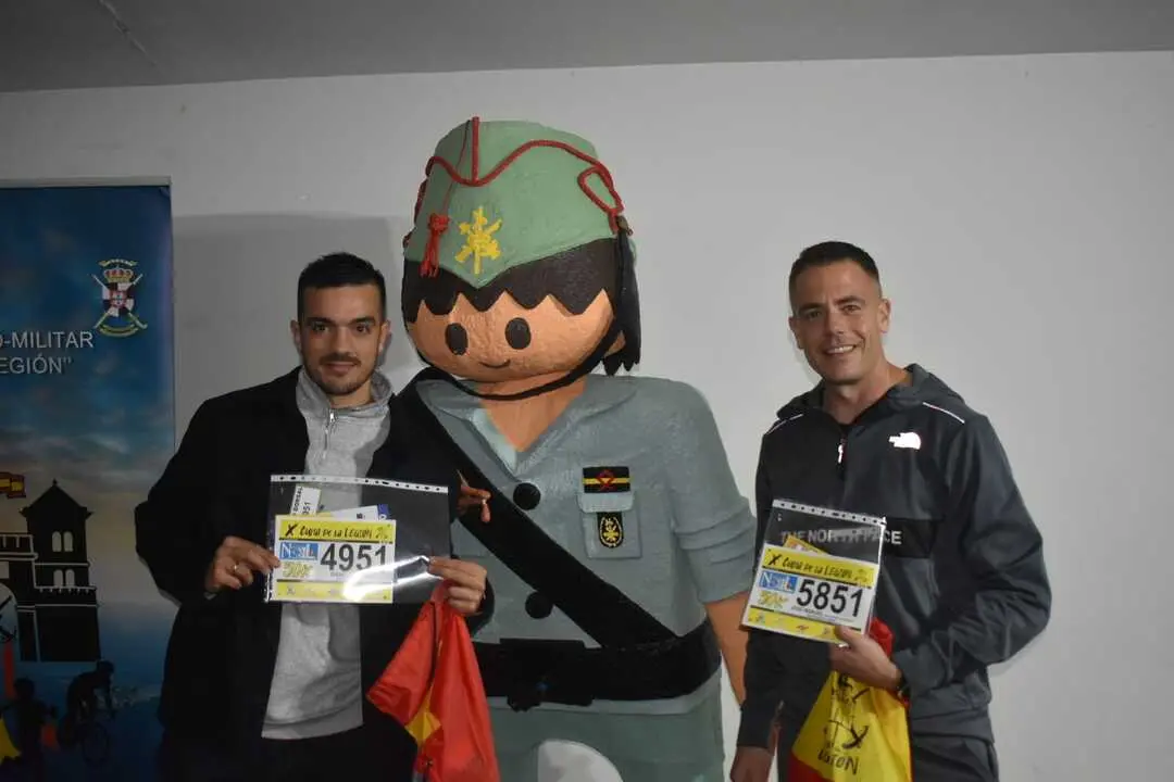 Tercera jornada de recogidas de dorsales de la Cuna de la Legi&oacute;n