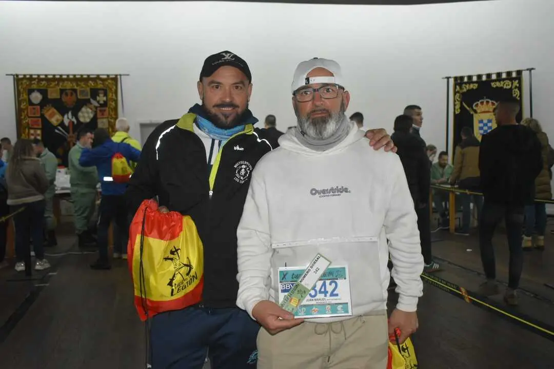 Tercera jornada de recogidas de dorsales de la Cuna de la Legi&oacute;n