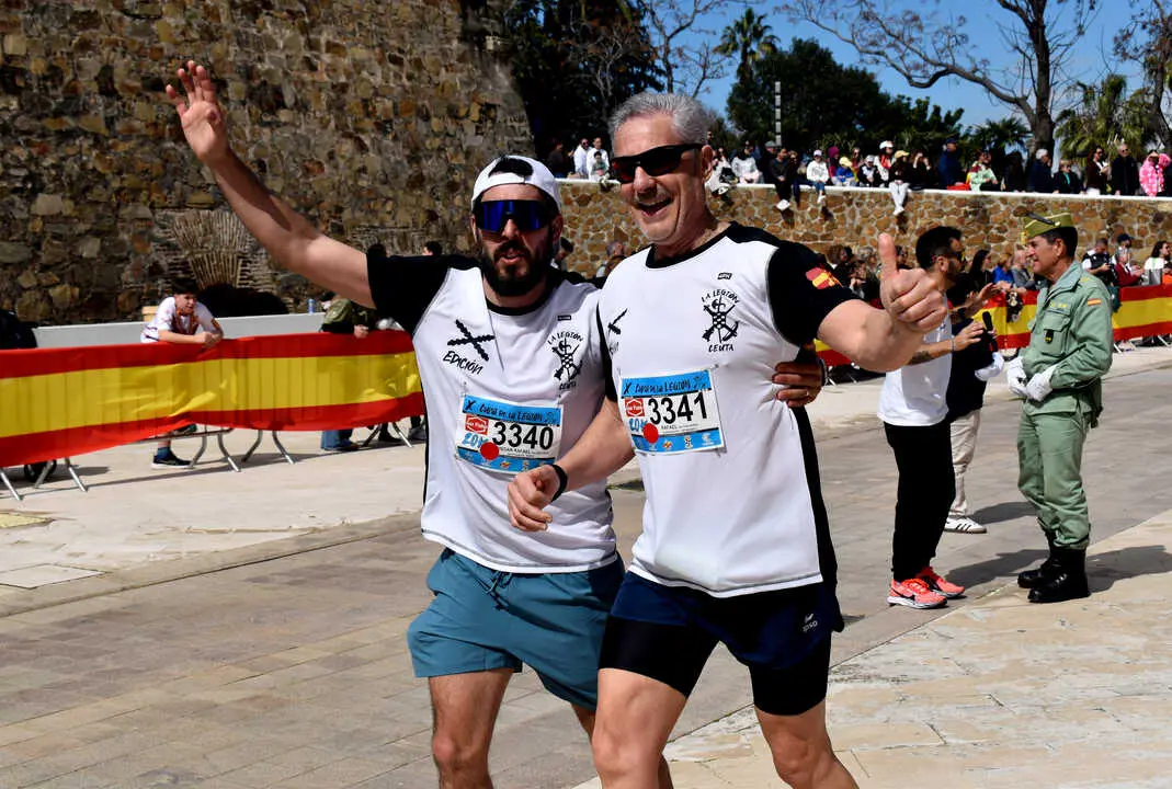 Llegada a meta en la d&eacute;cima edici&oacute;n de la Cuna de la Legi&oacute;n de Ceuta (12)