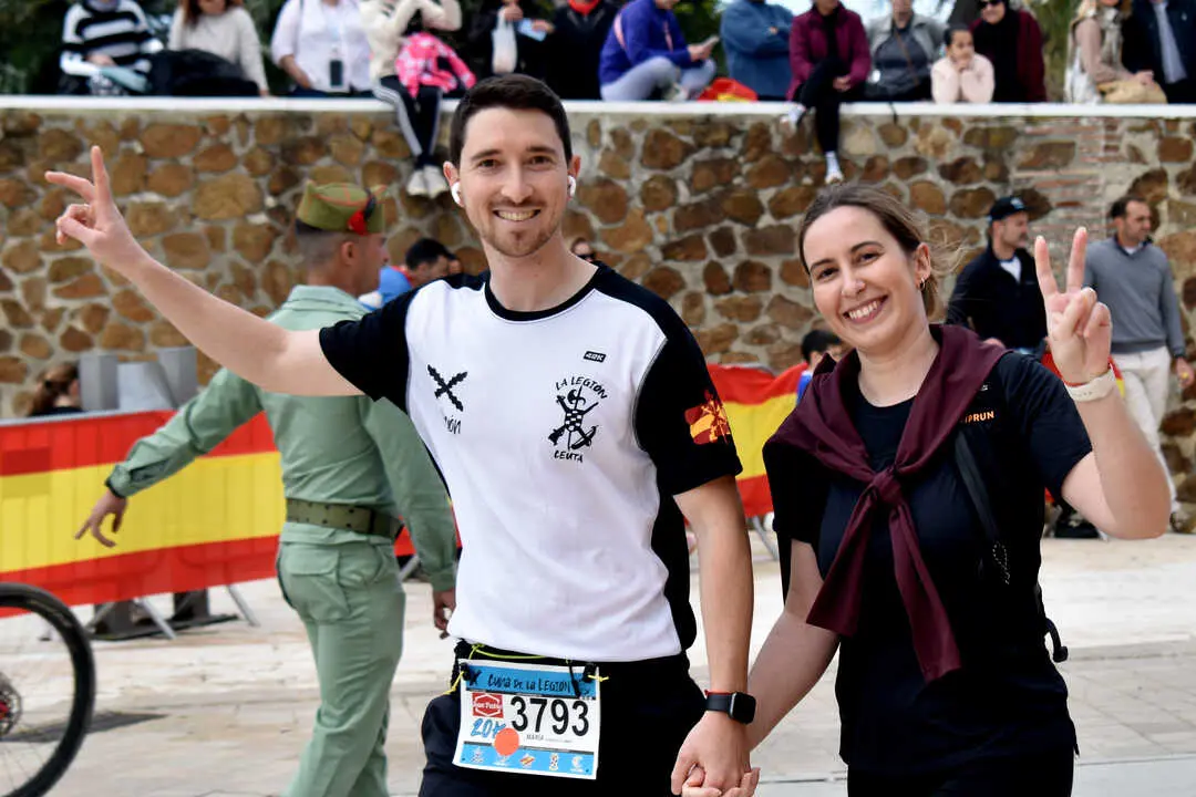 Llegada a la meta de la Cuna de la Legi&oacute;n de Ceuta en su d&eacute;cima edici&oacute;n (80)
