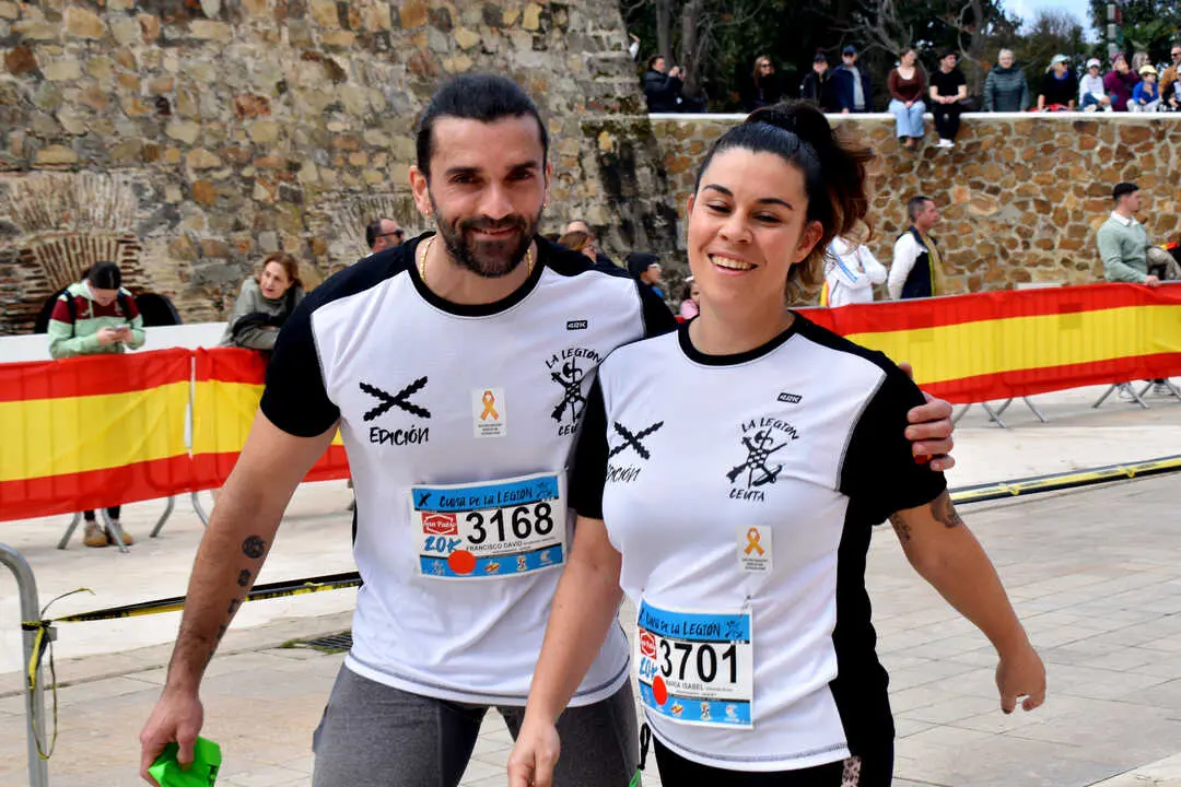 Llegada a la meta de la Cuna de la Legi&oacute;n de Ceuta en su d&eacute;cima edici&oacute;n (66)