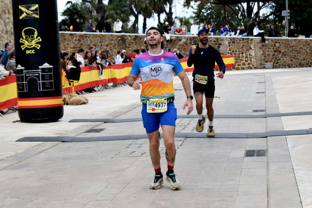 Llegada a meta de la prueba de 50 kil&oacute;metros de la Cuna de la Legi&oacute;n de Ceuta (65)