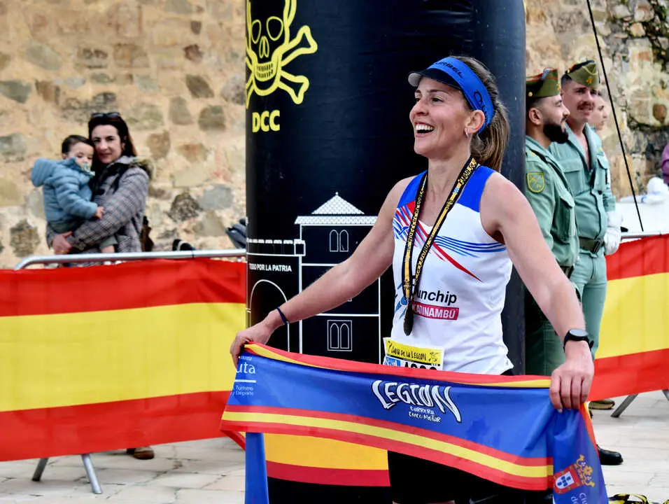 Llegada a meta de la prueba de 50 kil&oacute;metros de la Cuna de la Legi&oacute;n de Ceuta (10)