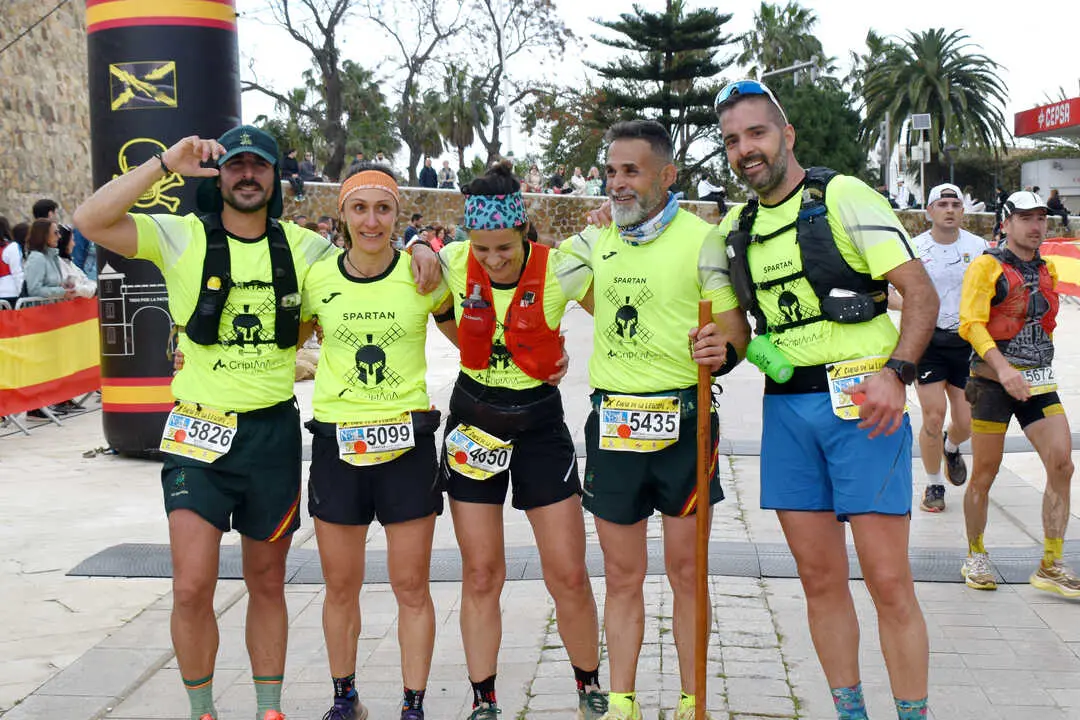 Llegada a meta de la prueba de 50 kil&oacute;metros de la Cuna de la Legi&oacute;n de Ceuta (91)