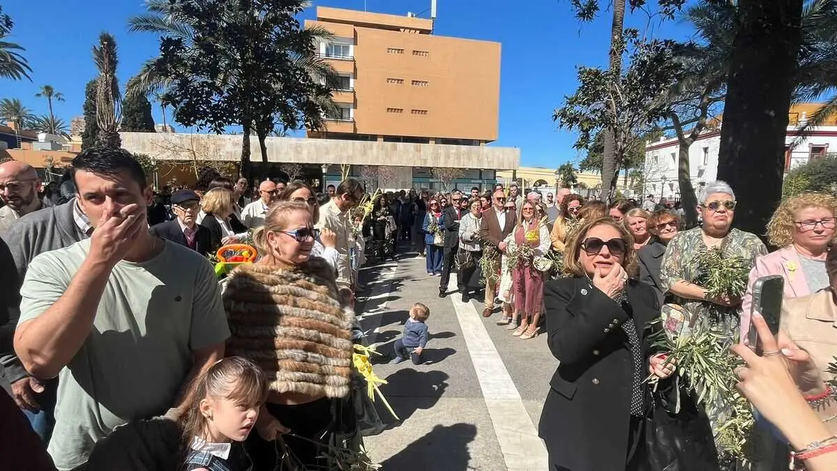 Bendici&oacute;n de palmas del Domingo de Ramos / Andr&eacute;s Illescas