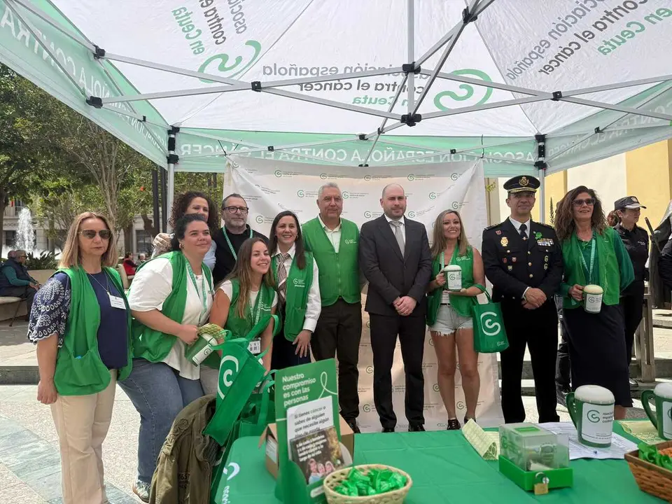 Ceuta se une en la luca contra el c&aacute;ncer. Foto: Alma Palomino
