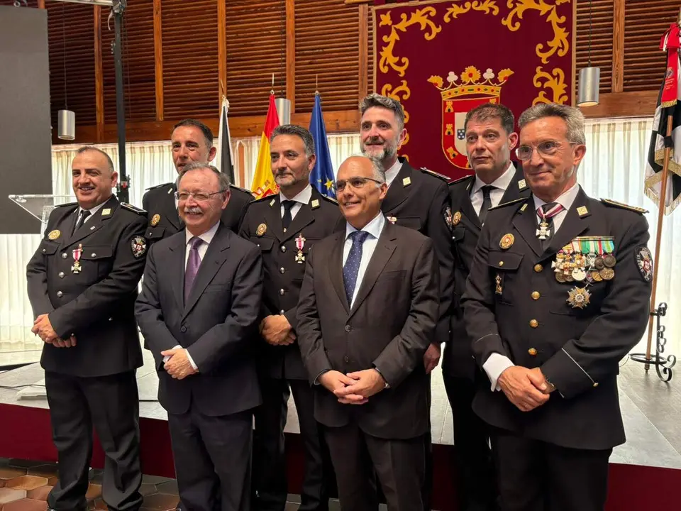 Acto institucional con motivo de San Urbano, patr&oacute;n de la Polic&iacute;a Local. Foto: Alma Palomino
