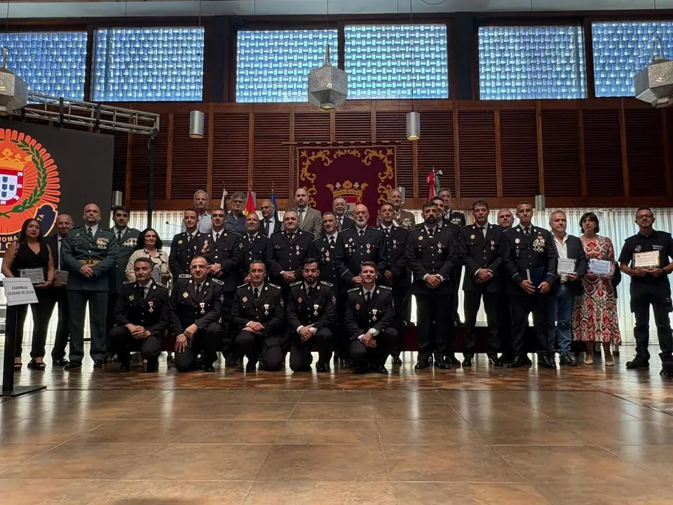 Acto institucional con motivo de San Urbano, patr&oacute;n de la Polic&iacute;a Local. Foto: Alma Palomino