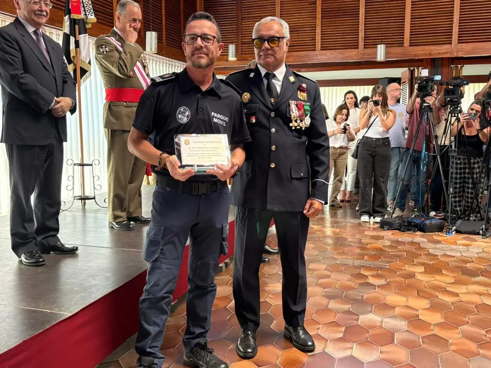 Acto institucional con motivo de San Urbano, patr&oacute;n de la Polic&iacute;a Local. Foto: Alma Palomino