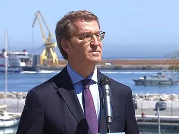 N&uacute;&ntilde;ez Feij&oacute;o, durante una de sus visitas a Ceuta / Archivo