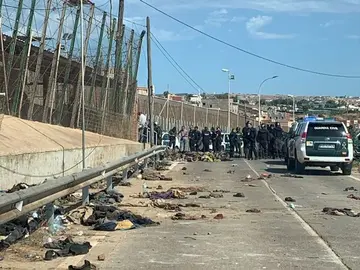 Im&aacute;genes de la tragedia de Melilla / Archivo