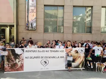 Concentraci&oacute;n animalista / Archivo