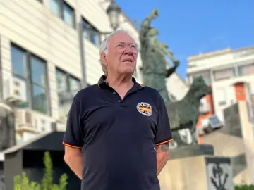 Leo Mart&iacute;nez, durante la entrevista