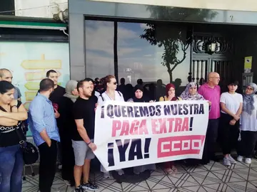 Concentraci&oacute;n de los trabajadores de H&eacute;rcules