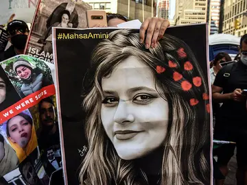 Manifestaci&oacute;n por Mahsa Amini