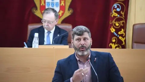  Mustafa, durante su intervenci&oacute;n en el pleno de Presupuestos (C.A.) 