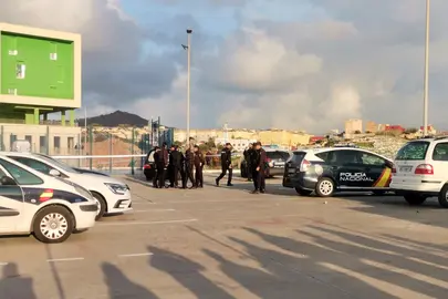 Dispositivo policial del pasado lunes/ Archivo