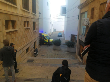 Dispositivo de seguridad en torno al Conservatorio