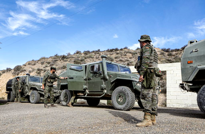 Militares ceut&iacute;es se preparan en el Campo de Maniobras de &Aacute;lvarez de Sotomayor / Achivo
