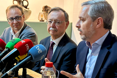 Bravo, durante una intervenci&oacute;n ante los medios en la campa&ntilde;a electoral de las pasadas auton&oacute;micas/ Foto: Archivo