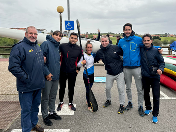 Isa Contreras en el selectivo de Asturias