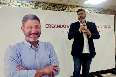 Mohamed Mustafa, l&iacute;der de 'Ceuta Ya!'/ Archivo