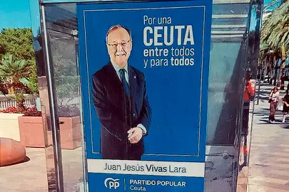 Carteles promocionales de Juan Vivas / PSOE