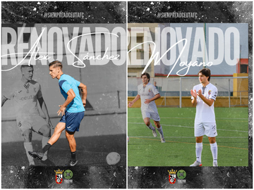 Adri Moyano y &Aacute;lex S&aacute;nchez seguir&aacute;n en el filial de la AD Ceuta FC