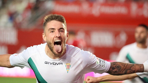 Antonio casas, delantero del C&oacute;rdoba CF