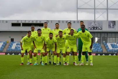 Formaci&oacute;n del Ceuta ante el Castilla