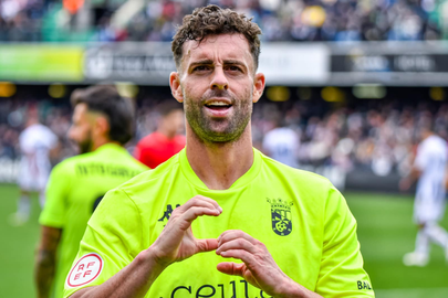 Rodri R&iacute;os celebra un gol / Archivo