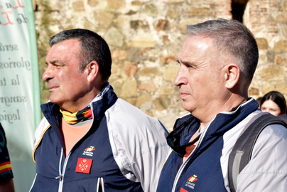 El Teniente General Julio Salom, Jefe del Mando Canarias, y el Comandante General de Ceuta, Marcos Llago / Rafa B&aacute;ez