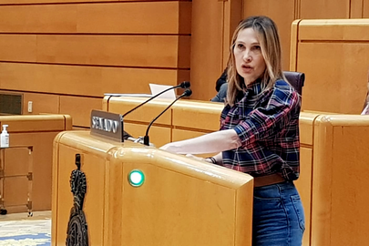 La senadora del PP por Ceuta, Cristina D&iacute;az, en una imagen de archivo