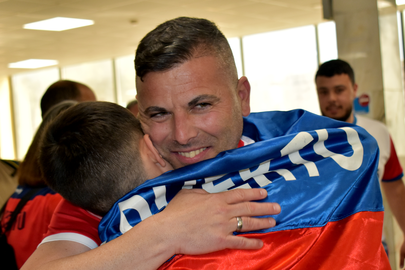 Fiesta del CD Puerto Atl&eacute;tico tras ganar la Liga en el Grupo V de Divisi&oacute;n de Honor de Juveniles (18)