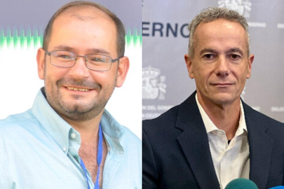Juan Go&ntilde;i, representante de la Asociaci&oacute;n de Empresa de Formaci&oacute;n de Ceuta, y Miguel Se&ntilde;or, director provincial de Educaci&oacute;n