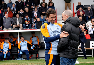 R&aacute;ul Gonz&aacute;lez junto a Jos&eacute; Juan Romero 