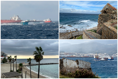 Ceuta en Alerta Amarilla_ la borrasca Herminia ya se deja notar en la ciudad