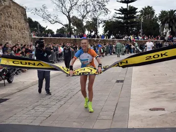 Raquel Mu&ntilde;oz, ganadora de los 20 kil&oacute;metros / Rafa B&aacute;ez