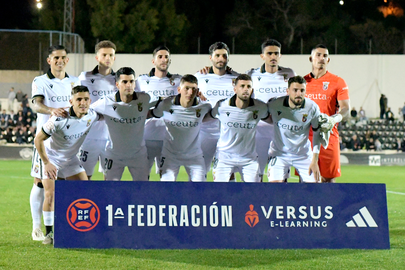 Once inicial de la AD Ceuta FC en el triunfo ante el Intercity