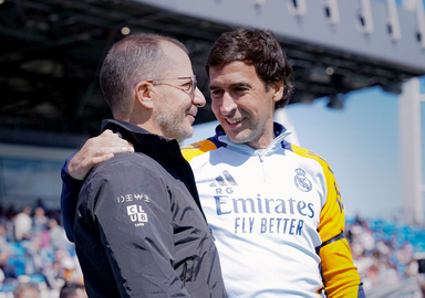 Jos&eacute; Juan Romero junto a Ra&uacute;l Gonz&aacute;lez Blanco. Foto: Zaki