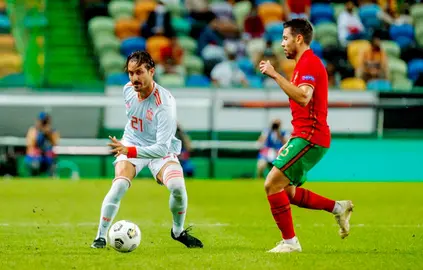 Jos&eacute; Campa&ntilde;a el d&iacute;a de su debut con la Selecci&oacute;n Espa&ntilde;ola. Foto: Se F&uacute;tbol