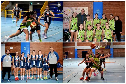 Partido de la Liga Auton&oacute;mica de Baloncesto entre el CB Ceuta y el CB La Inmaculada. Foto: Rafa B&aacute;ez