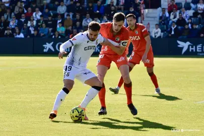 Encuentro entre la AD Ceuta FC y el Burgos CF. Foto: la Liga