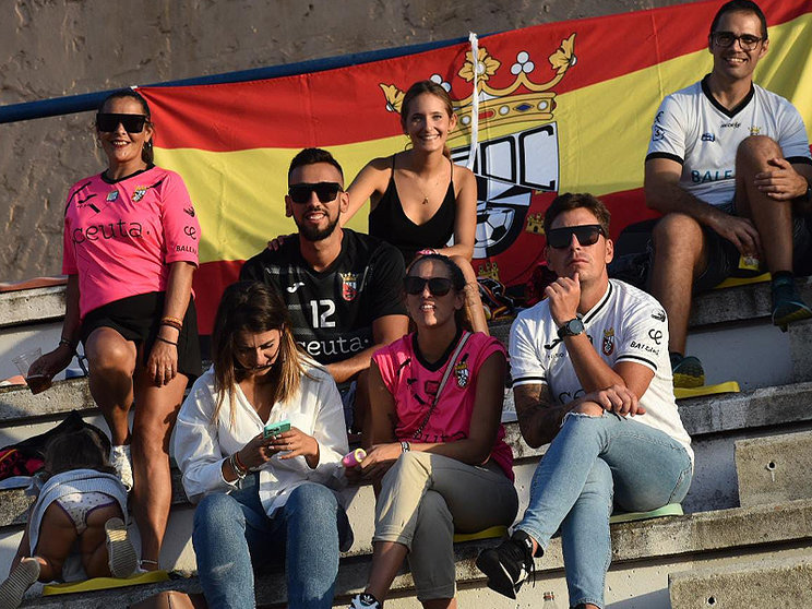 Aficionados de la AD Ceuta FC. Foto: Abdeselam Mohamed.